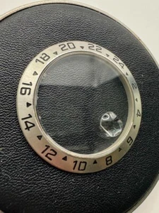 Genuine Rolex Explorer II 16570 Bezel Silver Stainless Steel with crystal glass - Picture 1 of 5