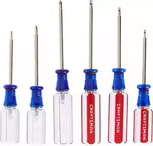 CRAFTSMAN Set di avvitatori piccoli, set di 6 pezzi gioiellieri (CMHT65043) - Foto 1 di 3