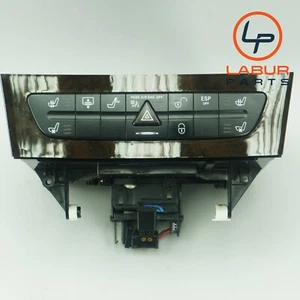 W219 W211 03-09 Mercedes CLS E Class Hazard Light Door Lock Control Panel A1859 - Picture 1 of 7