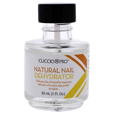 Deshidratador de uñas natural Cuccio Pro equilibra el pH para adherencias máximas 1 fl oz/30 ml Foto 1 de 4