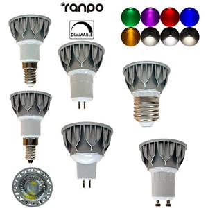 10w Dimmable Cob Led Spotlight Bulb Bulbs Light E27 Gu10 Lamps 220v Mr16 6500k - Picture 1 of 19