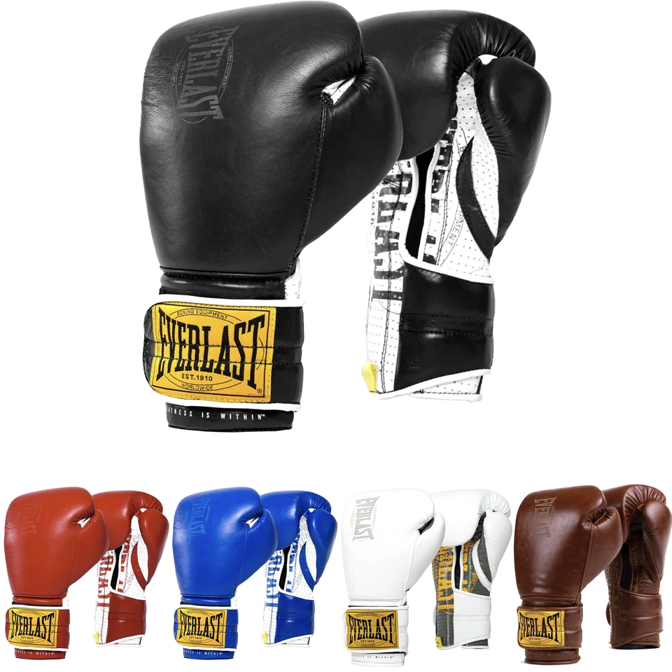 Guantes de boxeo Everlast 1910 Pro gancho y bucle Foto 1 de 1
