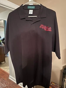 Honda VTR1000 Superhawk Polo Shirt Size Large, Black - Picture 1 of 5