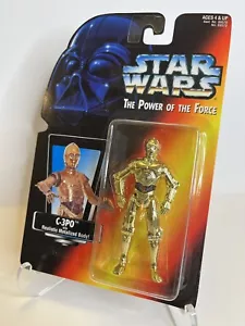 Kenner Star Wars The Power of the Force c-3po realistische metallisierte Körperaktion... - Bild 1 von 2