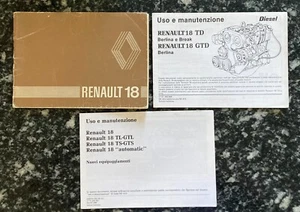 RENAULT 18 Uso e manutenzione 1980 - Foto 1 di 3