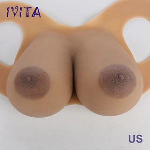 IVITA 13XL 5000g Nuevo Estilo Realista Silicona Completas Formas de Seno CD TG Drag Queen - Imagen 1 de 12