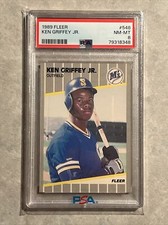 Ken Griffey Jr PSA 8 1989 Fleer RC #548