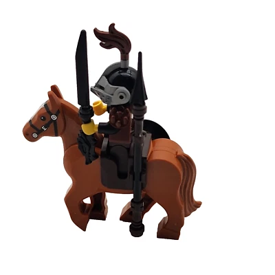 LEGO CASTLE WOLF PACK RED/BROWN HORSEMAN - Image 1 of 3