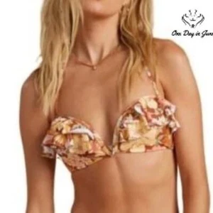 Billabong The Salty Blond Back Then Underwire Bikini Top Size M - Picture 1 of 5