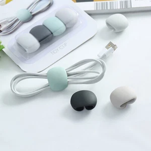 4 Pcs Headset Wire Winder Ladekabelspeicherschnalle Schnurwickler - Photo 1/11