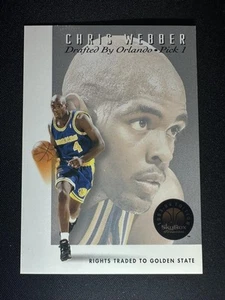 1993-94 SkyBox Premium #DP1 Chris Webber Draft Picks Warriors - Picture 1 of 2