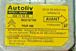 JUNGFRAU CITROEN XSARA PICASSO I AIRBAG STEUERGERÄT 9632167780 AUTOLIV 550776300 - Bild 1 von 5
