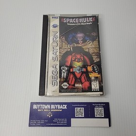 Space Hulk Vegeance Of The Blood Angels (Sega Saturn, 1996) With Manual