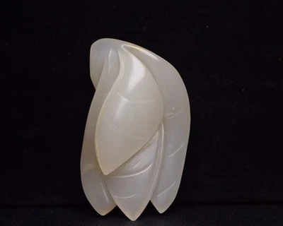 认证天然海天玉雕刻精美卢法雕像吊坠11135 — 第 1/4 张图片