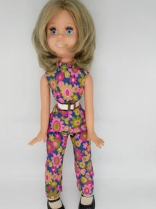 vintage doll Pedigree Popsy Posey Fashion Doll 1960s posable full outfit 19" - Picture 1 of 16