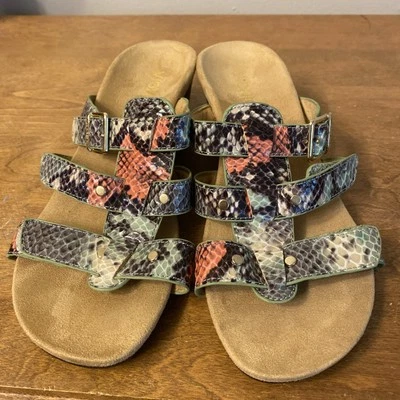 NEW Vionic womens shoes size 61/2-7leather sandals - Image 1 of 4