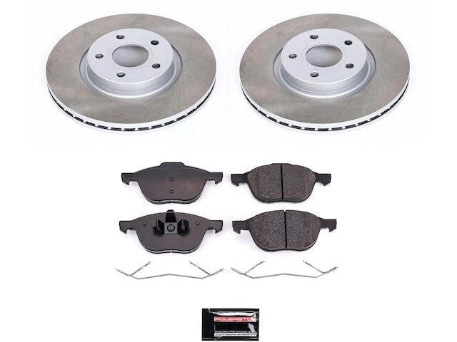 Kit de pastillas de freno delanteras y rotor para Volvo C30 2008-2013 2009 2010 2011 DT815KJ Foto 1 de 1