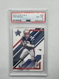 2004 Leaf R & S Tom Brady #56 PSA 8 - Picture 1 of 2