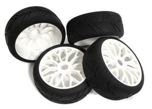 Tires, Wheels & Inserts TK31 Style w/ 17mm Hex for 1/8 Buggy Size 4pcs OD=103mm - Picture 1 of 1