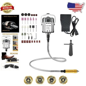 Precision 1200W Rotary Grinding Tool with Variable Speed and Foot Pedal Control - Picture 1 of 11
