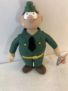 Muñeca de peluche Beetle Bailey Sarge 9" Toy Factory 2000 peluche - Imagen 1 de 6