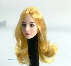 1/6 Cute Red Hair Girl Head Sculpt Carved For 12" Female PH TBL Figure Body Toys - Picture 1 of 9