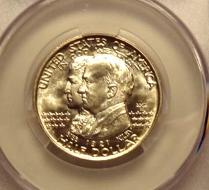1921 ALABAMA 2x2 MEZZA COMMEMORATIVA MS 65 CACG.IL SERVIZIO DI CLASSIFICAZIONE PREMIUM - Foto 1 di 3