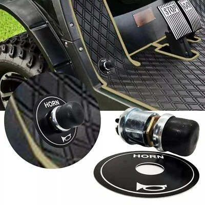 Floor-Mounted Horn Switch Foot Button Horn Plate 12V Button Golf cart for Club - Image 1 of 4