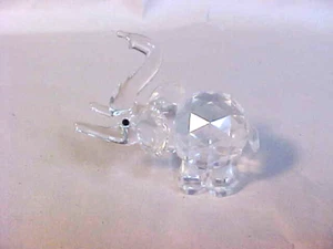 Vintage Swarovski Crystal Elephant Figurine Iris Arc Miniature Safari Collection - Picture 1 of 4