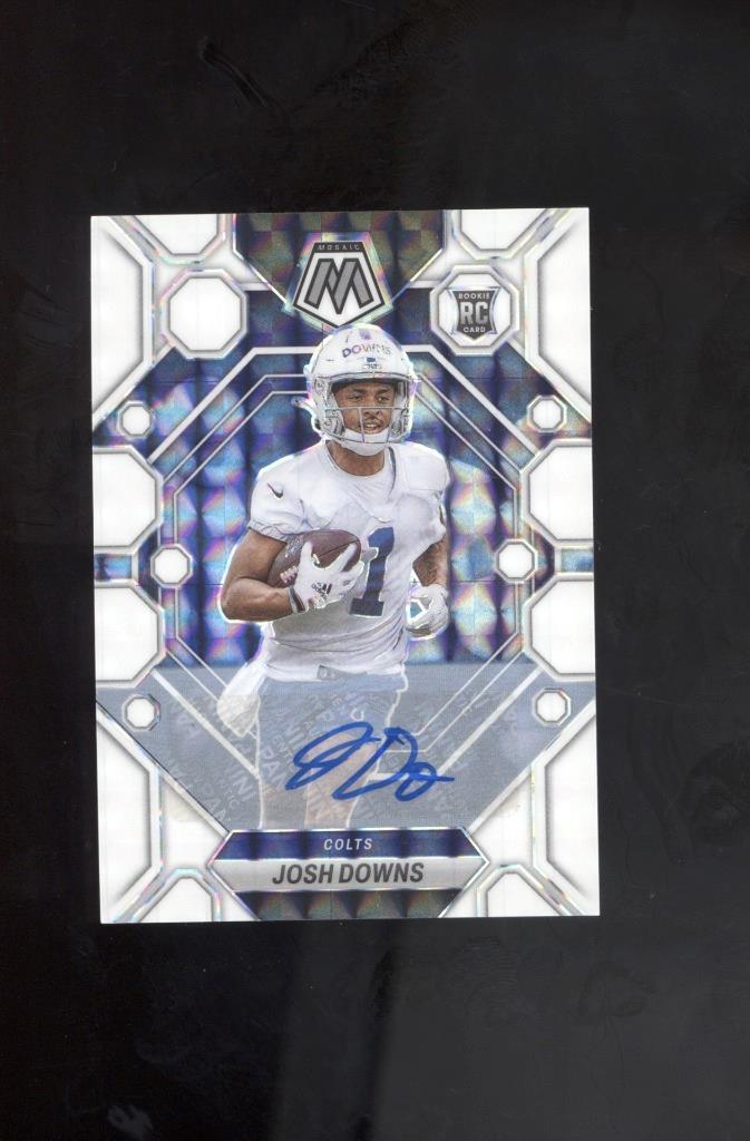 2023 Mosaic - White Prizm - Rookie - #339 - Josh Downs #10/25