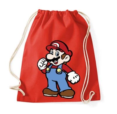 Blondie & Brownie Baumwoll Beutel Tasche Mario Nintendo Luigi Super Yoshi Peach