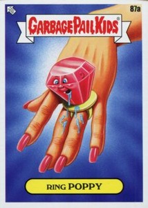 Garbage Pail Kids 2021 Food Fight Base Card 87a Ring Poppy