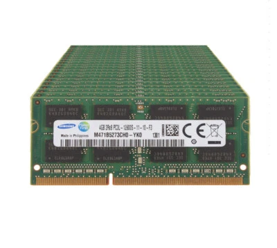 10pcs Samsung 4GB 2RX8 DDR3L 1600MHz PC3L-12800S CL11 SODIMM Laptop RAM Kit 40GB - Image 1 of 4