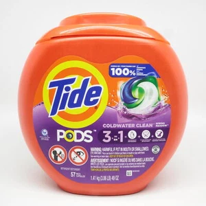 Tide PODS 3-in-1 Coldwater Clean Laundry Detergent - Spring Meadow - 57 Pacs - Picture 1 of 3
