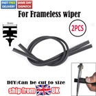 Pair Front Windscreen Wiper Refills For Frameless Wipers 26