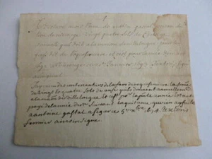 MANUSCRIT 17e Montauban Vieux Français latin ou Occitan RARE ! - Picture 1 of 3