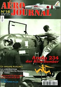 AERO JOURNAL 16 ARADO Ar234_FRENCH CURTISS TOMAHAWK MOHAWK_JAPANESE ACE TERUHIKO - Picture 1 of 2