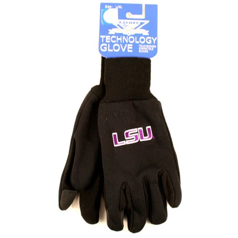 NEW NCAA LSU  Texting Technology Gloves Touchscreen Compatible Cover