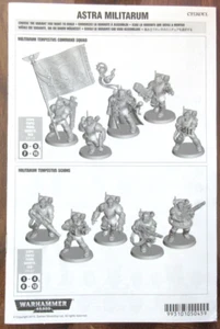 Warhammer Assembly Instruction Insert Booklet Tempestus Scions Astra Militarum - Picture 1 of 1