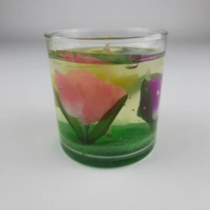 Pls. LEER Flor Jardín Tulipán Flores Langley Gel Transparente Vela - Imagen 1 de 7