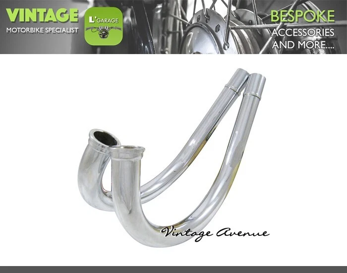 TUBO CABEZAL ESCAPE HONDA CB450 K3 K4 K5 K6 K7 1970-1974 [EH1/EH2] ACERO CROMADO Foto 1 de 4