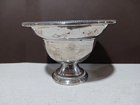 Vintage Kenilworth Watrous Sterling Weighted Reinforced Sliver Plate Compote Cover