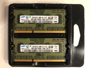 4GB Total - 2 (two) 2GB PC3-10600S RAM Samsung Memory RAM - Picture 1 of 2