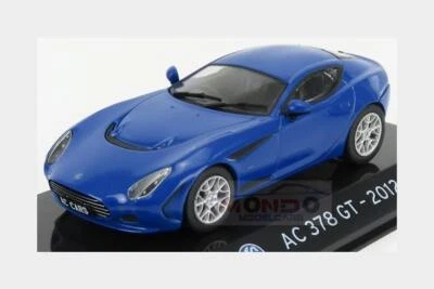 1:43 Edicola Ac 378 Gt 2012 Con Vetrina With Showcase Blue ABSUP073 Modellino - Immagine 1 di 2