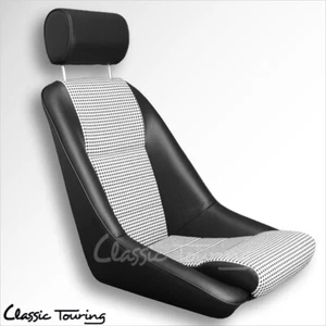 1984-94 Porsche 911/912 -- RS Touring Sport Seat. Leatherette/Houndstooth - Picture 1 of 8
