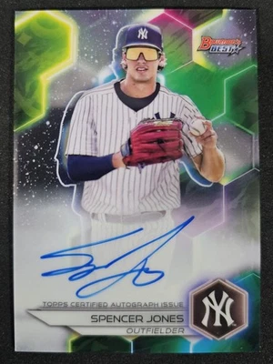 2023 Bowman's Best #B23-SJ Spencer Jones Best of 2023 Autographs - Image 1 of 2