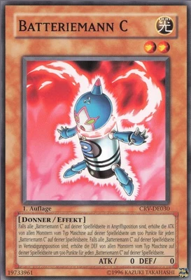 YuGiOh Batteriemann C CRV-DE030 Common NM 1st - Bild 1 von 2