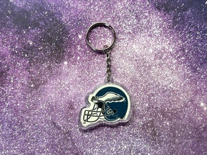 PHILADELPHIA EAGLES  plastic Helmet logo keychain Football NFL Used - Picture 1 of 2