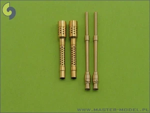 13mm MG 131 BARRELS x 2 pcs (FW 190, Bf 109, Me 410, He 177) #24003 1/24 MASTER - Picture 1 of 1