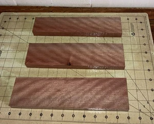 Three Pieces Hawaiian Ohia Wood~11" x 2 3/4" x 7/8"  (#253) - Picture 1 of 6